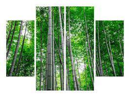 4-piece-canvas-print-bamboo-forest