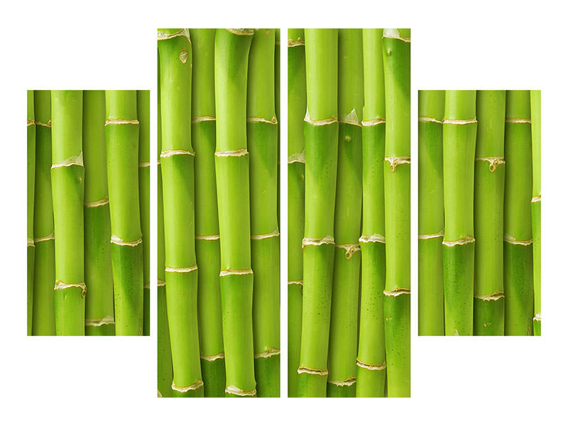 4-piece-canvas-print-bamboo-wall