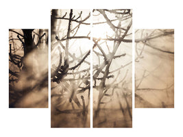 4-piece-canvas-print-branches-in-fog-light