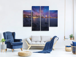 4-piece-canvas-print-brooklyn-dusk