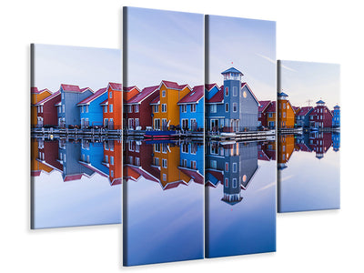 4-piece-canvas-print-colored-homes