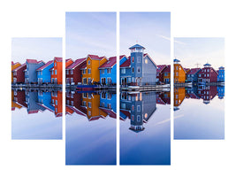 4-piece-canvas-print-colored-homes