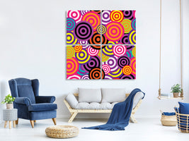 4-piece-canvas-print-colorful-retro-circles
