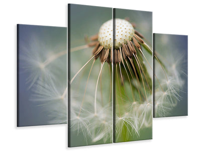 4-piece-canvas-print-dandelion-close-up
