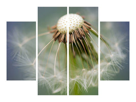 4-piece-canvas-print-dandelion-close-up