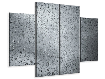 4-piece-canvas-print-dark-raindrops-on-the-wall