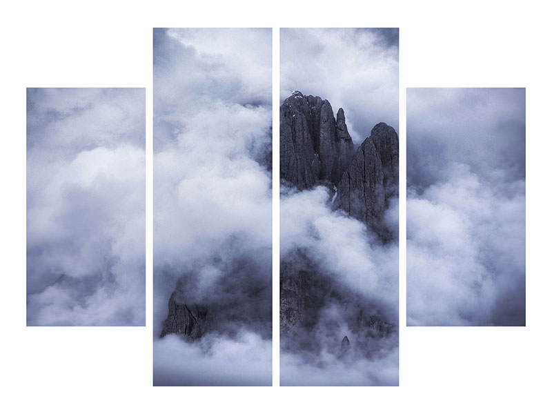 4-piece-canvas-print-drama-in-the-mountains