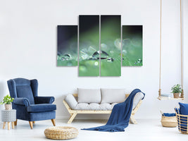 4-piece-canvas-print-drops-of-water-in-xxl