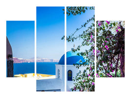 4-piece-canvas-print-exclusive-santorini