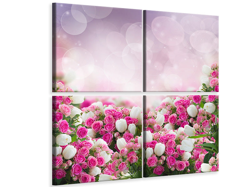 4-piece-canvas-print-fable-roses