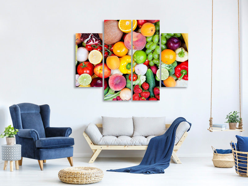 4-piece-canvas-print-fresh-fruit