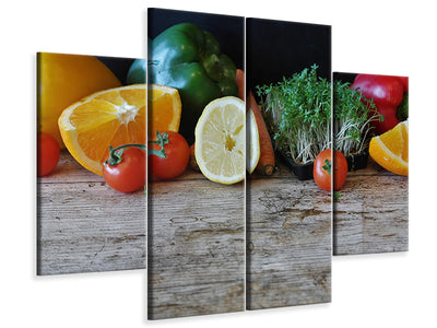 4-piece-canvas-print-fruit-and-vegetables