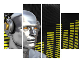 4-piece-canvas-print-futuristic-dj