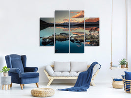 4-piece-canvas-print-gongga-twilight