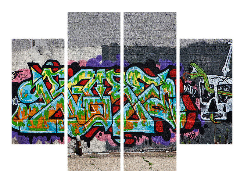 4-piece-canvas-print-graffiti-in-new-york