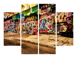 4-piece-canvas-print-graffiti-ny