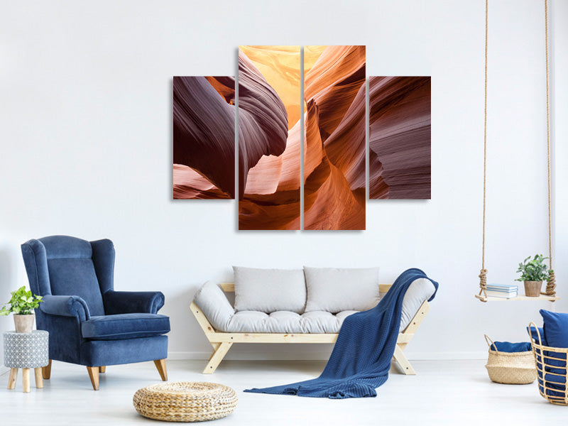 4-piece-canvas-print-grand-antelope-canyon