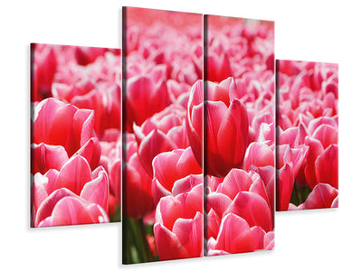 4-piece-canvas-print-happy-tulip-field