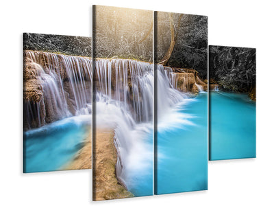 4-piece-canvas-print-happy-waterfall
