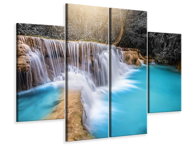 4-piece-canvas-print-happy-waterfall