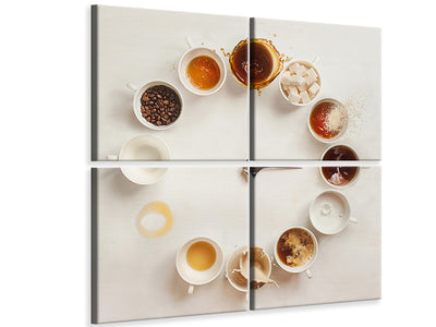 4-piece-canvas-print-its-always-coffee-time