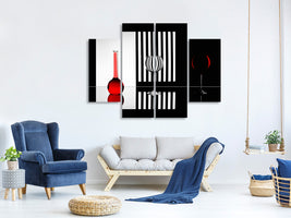 4-piece-canvas-print-just-red