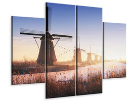 4-piece-canvas-print-kinderdijk-iv