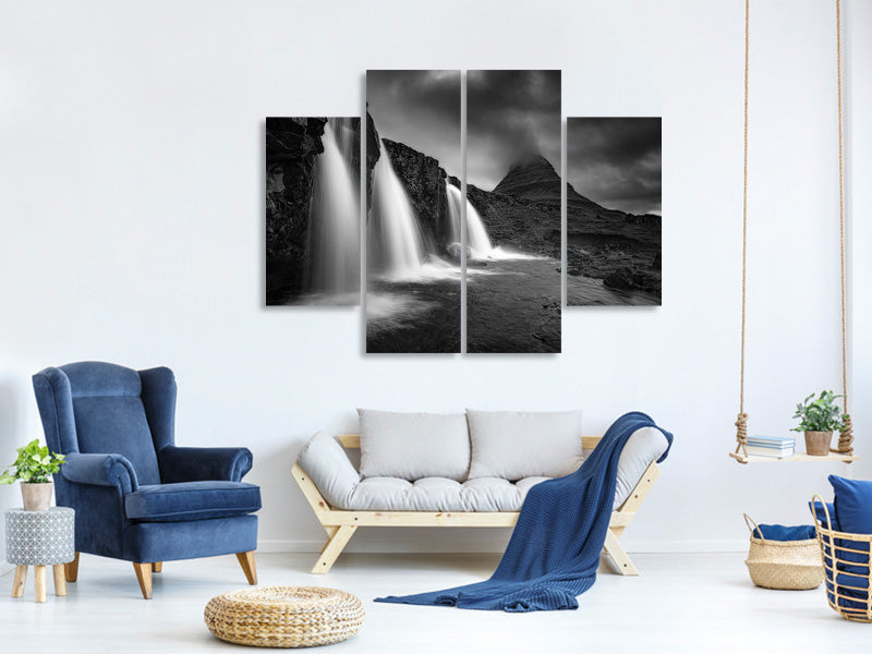 4-piece-canvas-print-kirkjufellsfoss