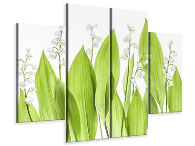 4-piece-canvas-print-lily-of-the-valley