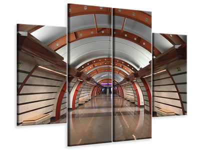 4-piece-canvas-print-metro-station