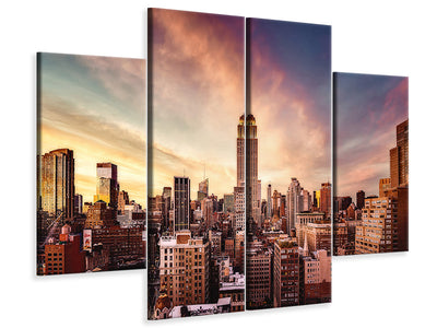 4-piece-canvas-print-midtown-sunset