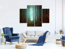 4-piece-canvas-print-mood-in-the-forest