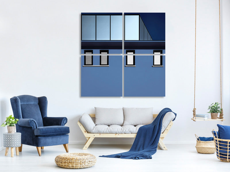4-piece-canvas-print-out-of-the-blue