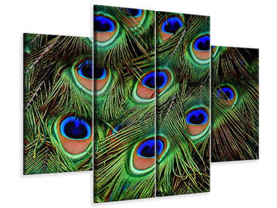 4-piece-canvas-print-peacock-feathers-xxl