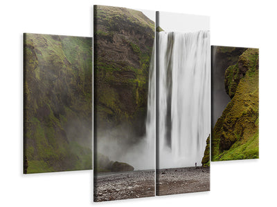 4-piece-canvas-print-skogafoss