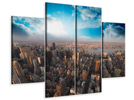 4-piece-canvas-print-skyline-over-the-rooftops-of-manhattan