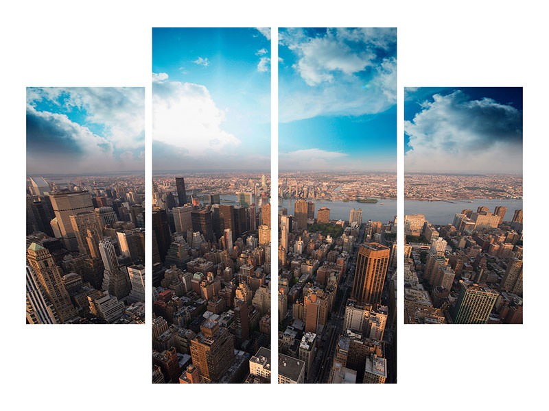 4-piece-canvas-print-skyline-over-the-rooftops-of-manhattan