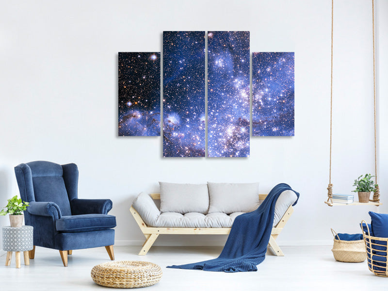 4-piece-canvas-print-starry-sky