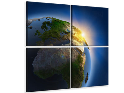 4-piece-canvas-print-sun-and-earth