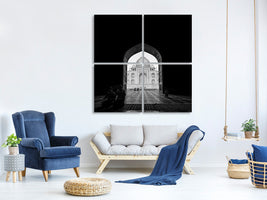 4-piece-canvas-print-taj-mahal