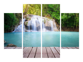 4-piece-canvas-print-terrace-at-the-waterfall