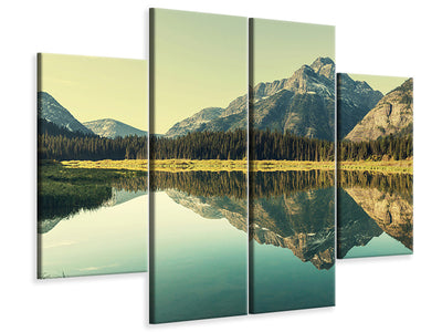 4-piece-canvas-print-the-lake