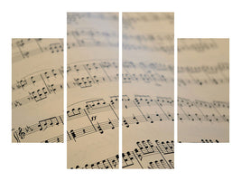 4-piece-canvas-print-the-music-notes