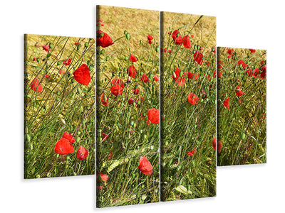 4-piece-canvas-print-the-poppy-in-the-wind