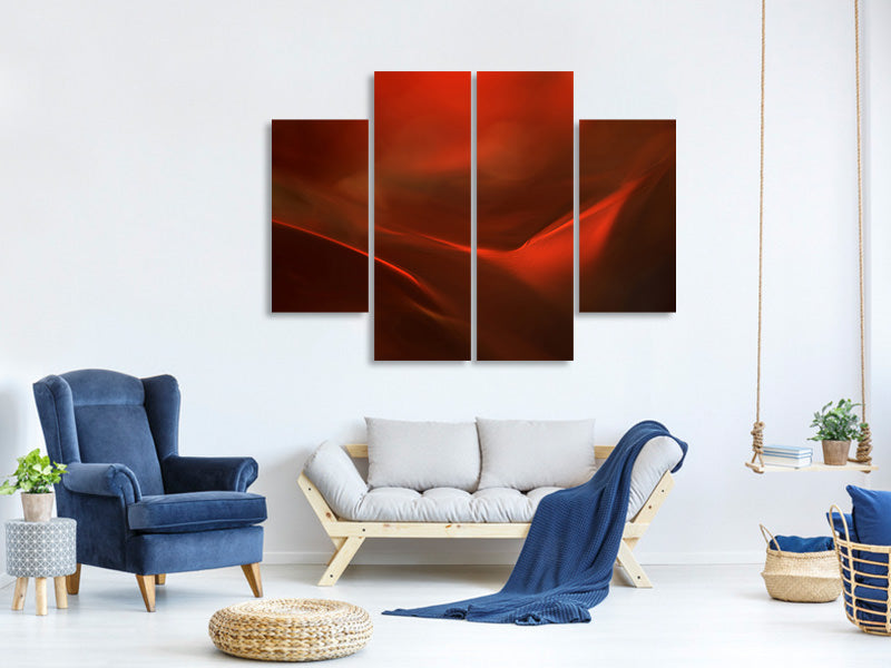 4-piece-canvas-print-the-red-valley