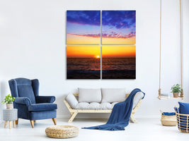 4-piece-canvas-print-vibrant-sunset