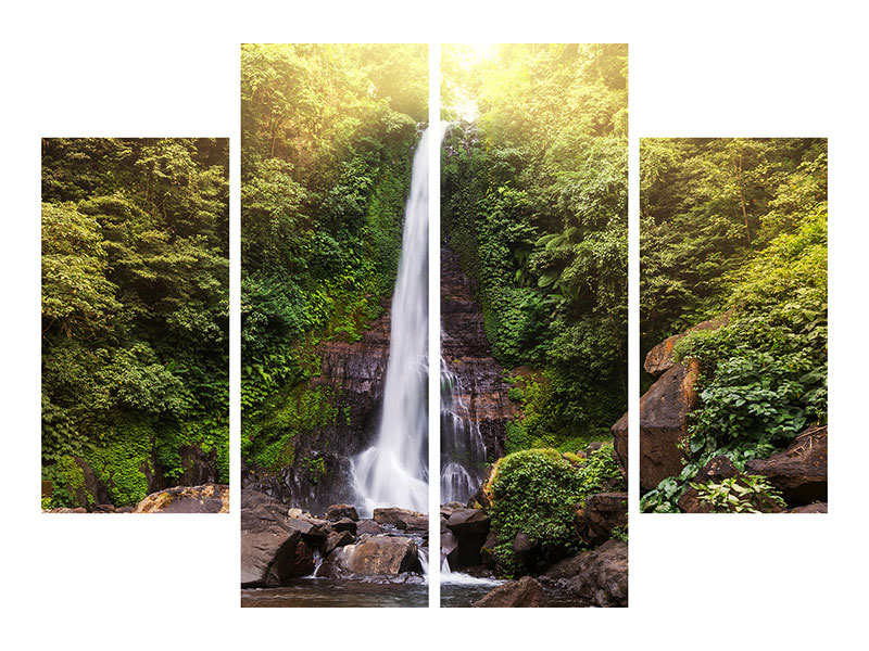 4-piece-canvas-print-waterfall-bali