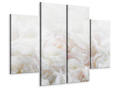 4-piece-canvas-print-white-roses-in-the-morning-dew