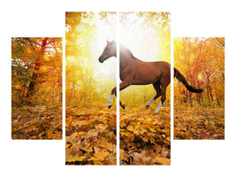 4-piece-canvas-print-whole-blood-in-autumn-forest