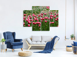4-piece-canvas-print-wild-tulip-field